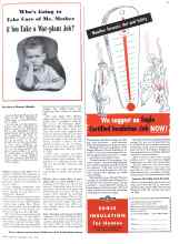 Better Homes & Gardens May 1943 Magazine Article: Who's Going to Take Care of Me, Mother if You Take a War-plant Job?
