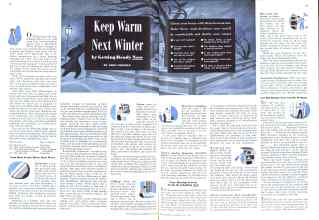 Better Homes & Gardens May 1943 Magazine Article: Keep Warm