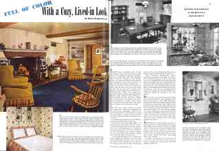 Better Homes & Gardens June 1943 Magazine Article: FULL OF COLOR With a Cozy, Lived-in Look