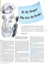 Better Homes & Gardens July 1943 Magazine Article: Be the Shopper Who Gets the Breaks