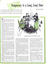 Better Homes & Gardens August 1943 Magazine Article: Temporary Is a Long, Long Time