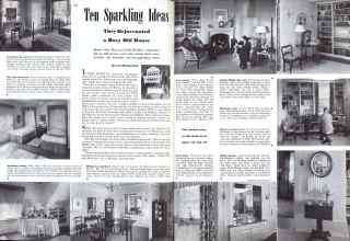 Better Homes & Gardens August 1943 Magazine Article: Ten Sparkling Ideas