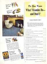Better Homes & Gardens September 1943 Magazine Article: Do You Know What Vitamins Do--and Don't?