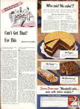 Better Homes & Gardens September 1943 Magazine Article: Can't Get That? Use This