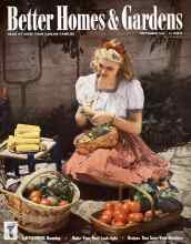 Better Homes & Gardens September 1943 Magazine Cover