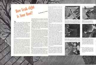 Better Homes & Gardens September 1943 Magazine Article: How Leak-tight Is Your Roof?