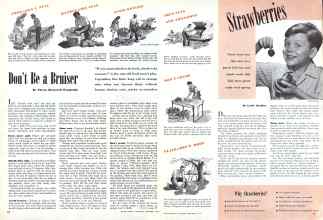 Better Homes & Gardens September 1943 Magazine Article: Don't Be a Bruiser