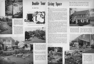 Better Homes & Gardens September 1943 Magazine Article: Double Your Living Space