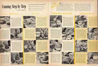 Better Homes & Gardens September 1943 Magazine Article: Canning Step by Step