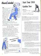 Better Homes & Gardens October 1943 Magazine Article: Start Your 1944 Garden Now