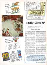 Better Homes & Gardens October 1943 Magazine Article: If Daddy's Gone to War