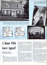 Better Homes & Gardens October 1943 Magazine Article: A Home With Guest Appeal!