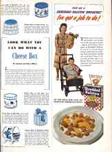 Better Homes & Gardens October 1943 Magazine Article: LOOK WHAT YOU CAY DO WITH A Cheese Box