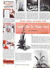 Better Homes & Gardens October 1943 Magazine Article: Gather Now for Winter Cheer