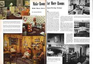 Better Homes & Gardens October 1943 Magazine Article: Make Room for More Rooms