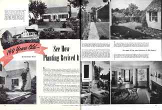 Better Homes & Gardens October 1943 Magazine Article: See How Planting Revived It