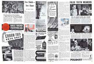 Better Homes & Gardens October 1943 Magazine Article: New Finish--New Floors