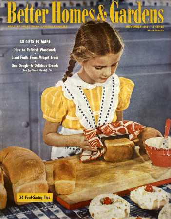 Better Homes & Gardens November 1943 Magazine Cover