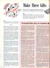 Better Homes & Gardens November 1943 Magazine Article: Make These Gifts