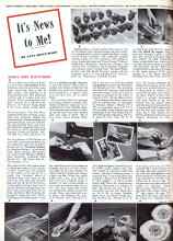 Better Homes & Gardens November 1943 Magazine Article: It's News to Me!