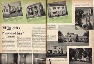 Better Homes & Gardens November 1943 Magazine Article: Will You Live in a Prefabricated House?
