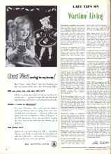 Better Homes & Gardens December 1943 Magazine Article: LATE TIPS ON Wartime Living