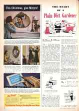 Better Homes & Gardens December 1943 Magazine Article: THE DIARY OF A Plain Dirt Gardener