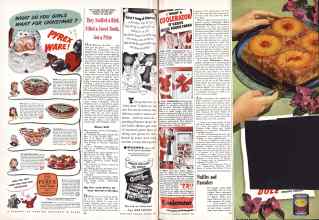 Better Homes & Gardens December 1943 Magazine Article: They Stuffed a Bird, Filled a Sweet Tooth, Got a Prize