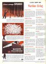 Better Homes & Gardens January 1944 Magazine Article: LATE TIPS ON Wartime Living