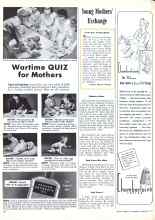 Better Homes & Gardens January 1944 Magazine Article: Young Mothers' Exchange