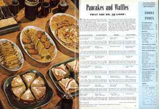 Better Homes & Gardens January 1944 Magazine Article: Pancakes and Waffles