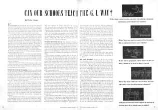 Better Homes & Gardens February 1944 Magazine Article: CAN OUR SCHOOLS TEACH THE G. I. WAY?