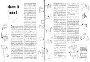 Better Homes & Gardens February 1944 Magazine Article: Upholster It Yourself