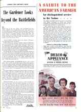 Better Homes & Gardens March 1944 Magazine Article: The Gardener Looks Beyond the Battlefields