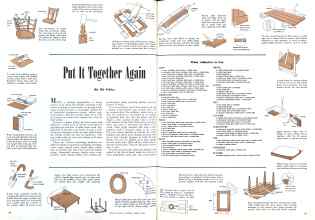 Better Homes & Gardens March 1944 Magazine Article: Put It Together Again