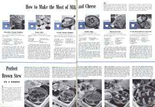 Better Homes & Gardens March 1944 Magazine Article: How to Make the Most of Milk and Cheese
