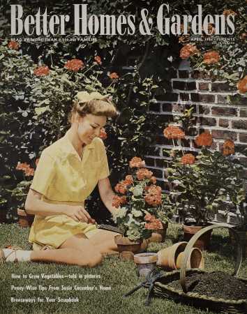 Better Homes & Gardens April 1944 Magazine Cover