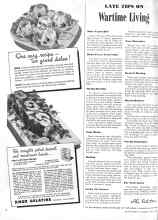 Better Homes & Gardens April 1944 Magazine Article: LATE TIPS ON Wartime Living