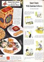 Better Homes & Gardens April 1944 Magazine Article: Smart Stunts With Linoleum Leftovers