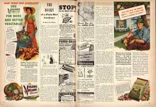Better Homes & Gardens April 1944 Magazine Article: THE DIARY of a Plain Dirt Gardener