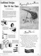 Better Homes & Gardens May 1944 Magazine Article: Traditional Designs That Fit Our Times