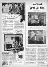 Better Homes & Gardens May 1944 Magazine Article: Year-'Round 