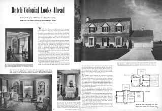 Better Homes & Gardens May 1944 Magazine Article: Dutch Colonial Looks Ahead