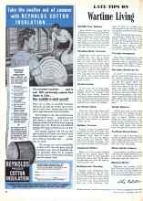 Better Homes & Gardens June 1944 Magazine Article: LATE TIPS ON Wartime Living