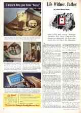 Better Homes & Gardens June 1944 Magazine Article: Life Without Father