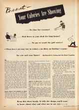 Better Homes & Gardens June 1944 Magazine Article: Ps-s-s-st Your Calories Are Showing