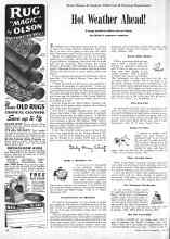 Better Homes & Gardens June 1944 Magazine Article: Hot Weather Ahead!