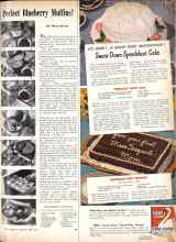 Better Homes & Gardens June 1944 Magazine Article: Perfect Blueberry Muffins!