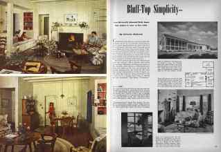 Better Homes & Gardens June 1944 Magazine Article: Bluff-Top Simplicity