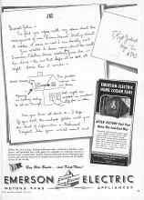 Better Homes & Gardens July 1944 Magazine Article: EMERSON